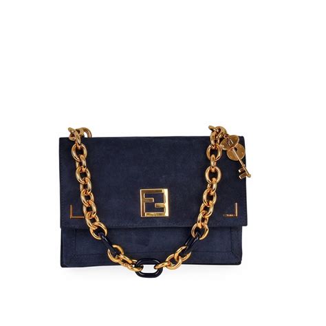 fendi suede shoulder bag|Fendi bag with thick strap.